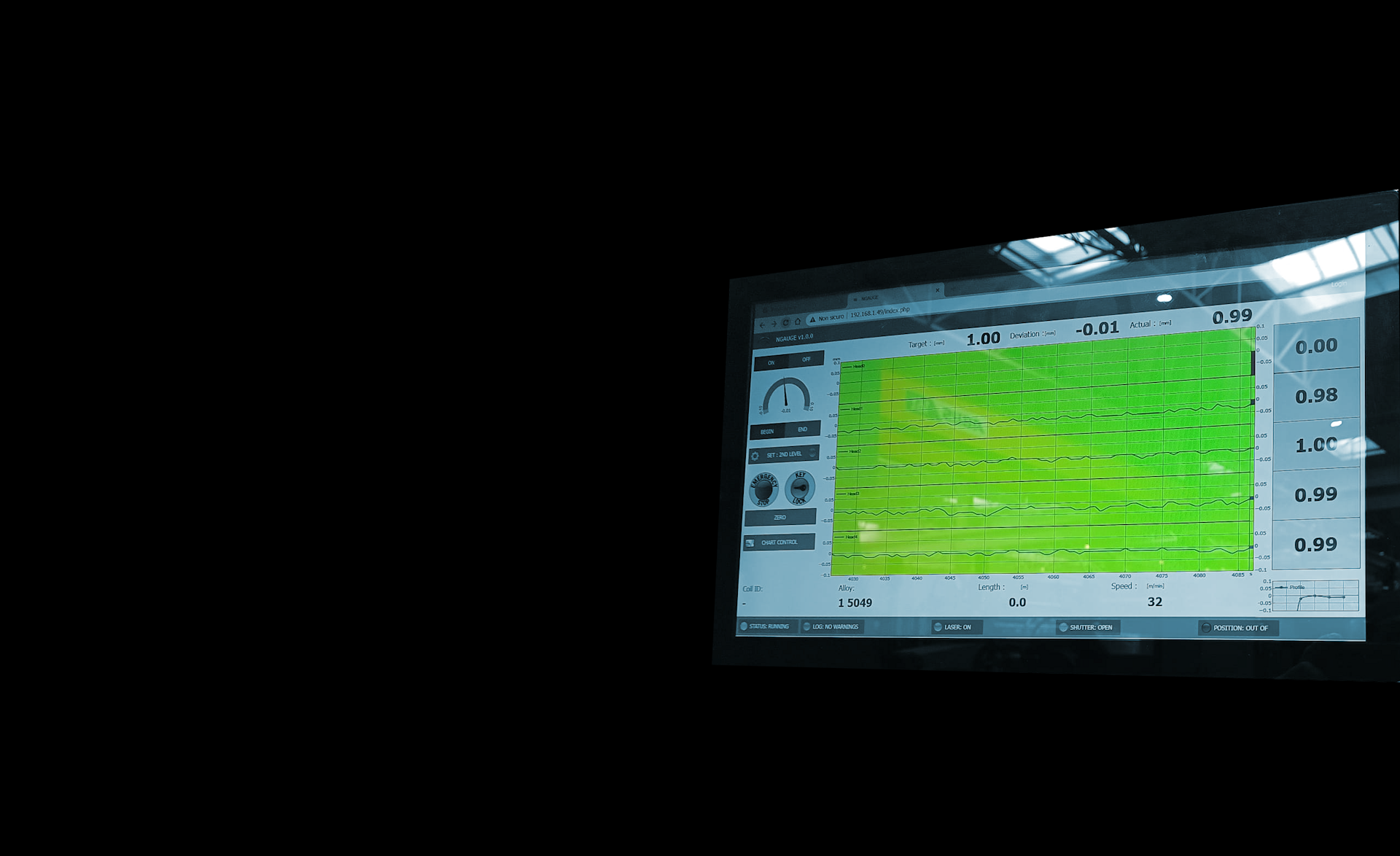 Industrial process control hero image - Every Micron Counts